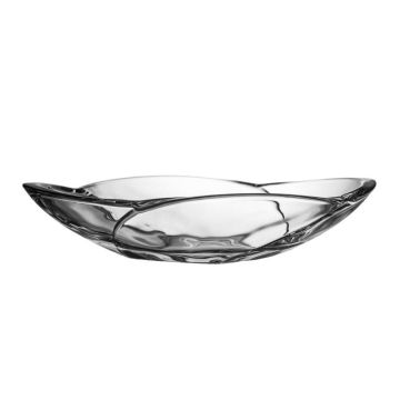 "Globus" bowl, fruit bowl, Bohemian crystal