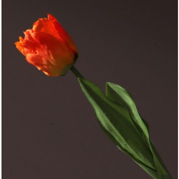 Tulpen orange Kunstblume 60cm, wie echt/Stück, real touch