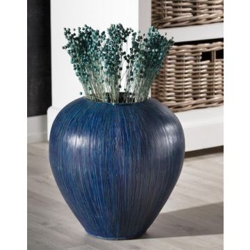 Vase en céramique, bleu (édition limitée)