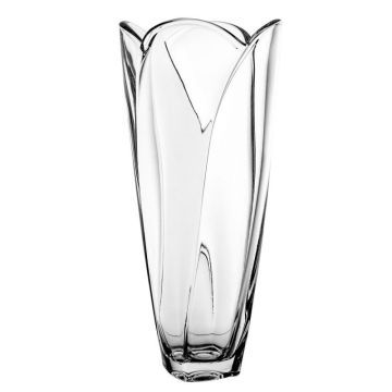 "Globus" vase en cristal, 35 cm,moderne, cristal de Bohème, Bohemia