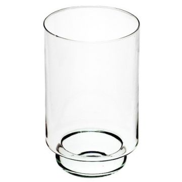 Vase en verre, 29 cm, verre recyclé, fait main