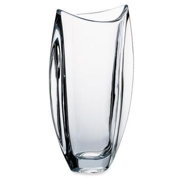 "Orbit" vase, 30cm, vase de fleurs, cristal de bohème, moderne, Bohemia