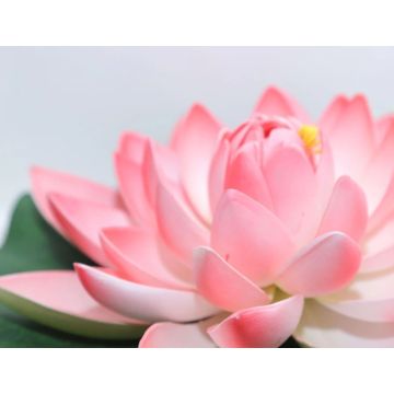 Water lily, floating artificial flower, pink, 28cm