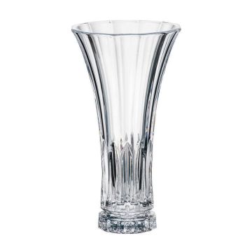 "Wellington" crystal vase, 30.5cm, Bohemian crystal, flower vase, Bohemia