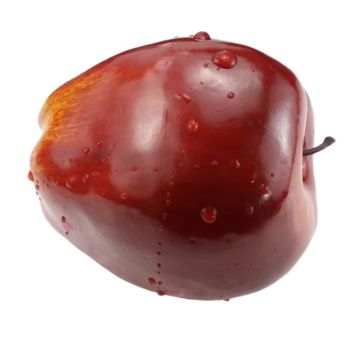 Pomme artificielle, rouge environ 9cm, comme une vraie - bientôt à nouveau disponible