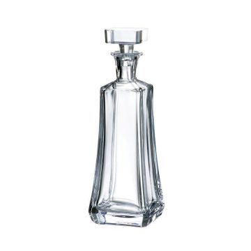 carafe "Arezzo", cristal de Bohème 700ml, pour whisky, konjak, liqueur
