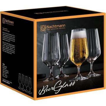 Nachtmann Celebration Bier Glas Set x4 Gläser 380ml