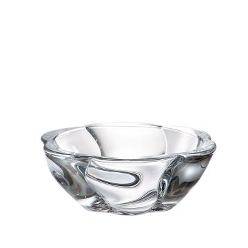 "Barley Twist" bowl, Bohemian crystal, solid, 20 cm, sugar bowl