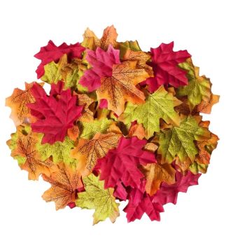 Herbstdekoration Blättermix Ahorn klein