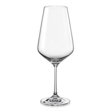 Glasses, 6 pieces, Bohemian crystal, 550ml