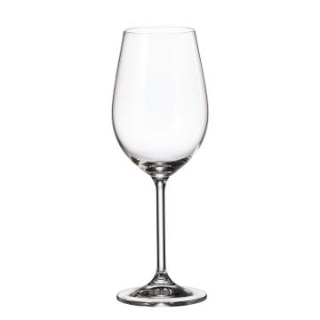 Verres à vin "Colibri" 350ml, cristal de Bohême, 6 pièces, Bohemia