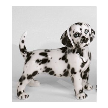 Dalmatian puppy standing porcelain figurine 30cm