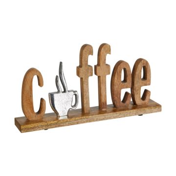 Dekoration Aufsteller "Coffee Schrift 30x15cm