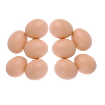 Artificial egg setx10 pieces, like real