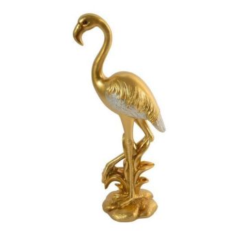Dekoration Flamingo 28cm in gold
