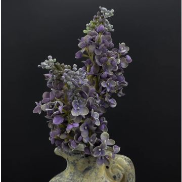 Flieder Kunstblume grau/lila wie echt 65cm