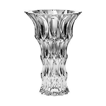 "Fortune" crystal vase, 30cm, Bohemian crystal, solid, flower vase, Bohemia