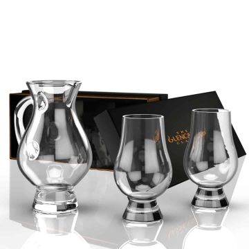 Glencairn 3er-Set,2xWhisky-Glas 200ml das Original +Wasserkrug 284ml inkl. Premium Geschenkverpackung