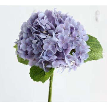 Hortensie Kunstblume lila wie echt 53cm