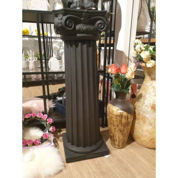 Porcelain column 86cm black matt