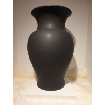 Ceramic vase black matt 51cm or umbrella stand