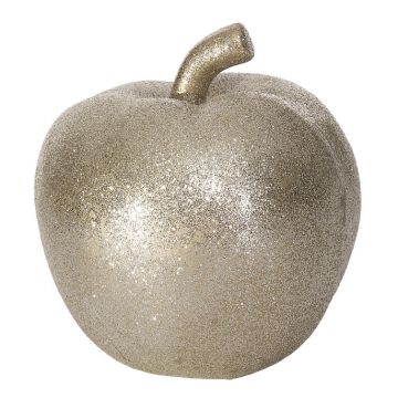Décoration, pomme, 10cm, or