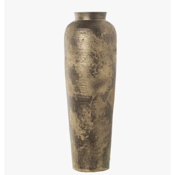 Floor vase, ceramic, 80cm, gold