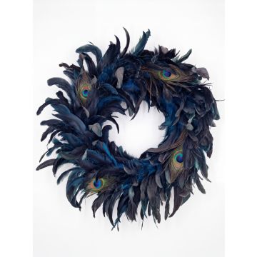 Pfau Deko-Federkranz ca.46cm