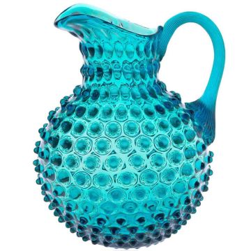 Water jug 2l aquamarine, Bohemian crystal