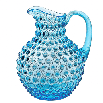 Water jug 2l azur, Bohemian crystal