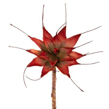 Artificial flower, light red/orange 64x13cm