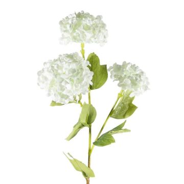 Wald-Hortensie Kunstblume, weiss-grün 65-75 cm