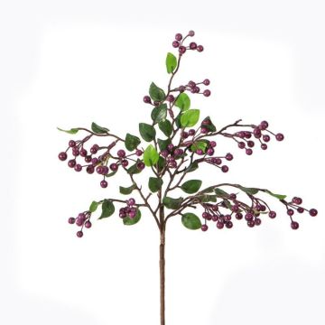 Branche avec baies, plante artificielle, 55-65 cm