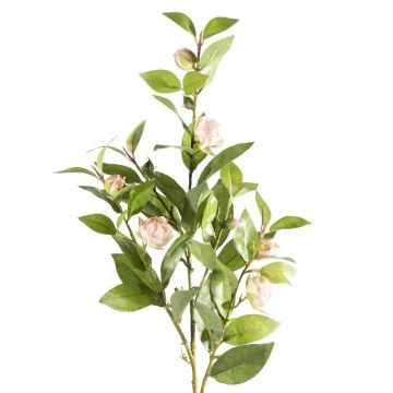 Whitsun roses branch, natural color, artificial flowers