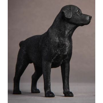 Labrador retriever figurine 24x14x6cm black