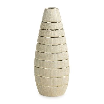 Ceramic vase 38cm, champagne