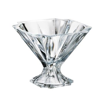 "Metropolitan" bowl, Bohemian crystal, solid, high, 33 cm