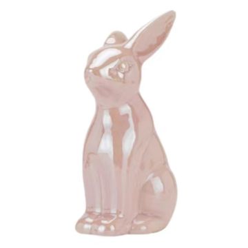 Ceramic bunny Easter display 19cm