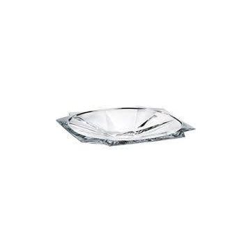 "Metropolitan" bowl, Bohemian crystal, solid, flat 21.5 cm