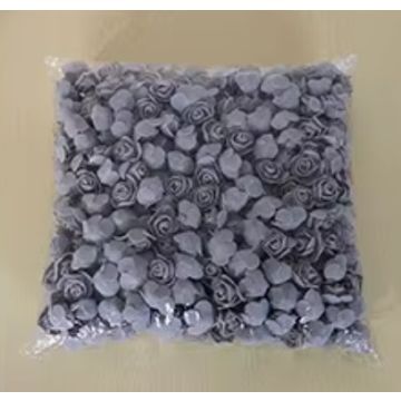 Rosen Set 500Stk. grau synthetische Kunst-Rosen