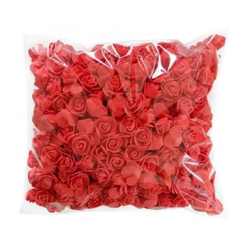 Rosen Set 500Stk. rot synthetische Kunst-Rosen