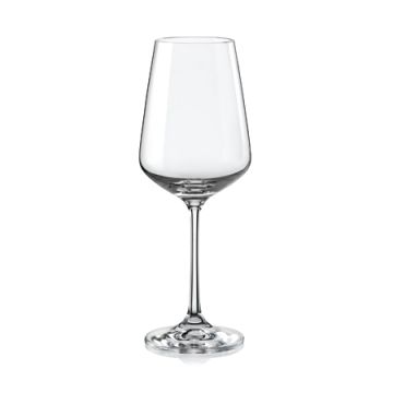 Wine glasses, Bohemian crystal, 6 pieces, 450ml