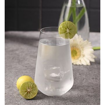Water glasses, 6 pieces, Bohemian crystal, 440ml