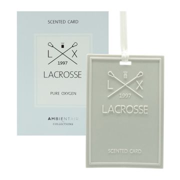 Ambientair Lacrosse, carte parfumée, Lacrosse Pure Oxygen, parfum oxygène pur