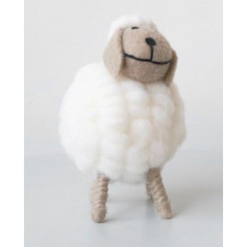 Sheep white Easter decoration M:14x9cm