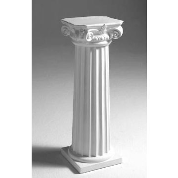 Porcelain column 86cm white matt