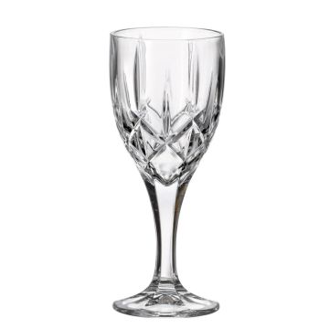"Sheffield" verre à vin, cristal de bohème, 330ml