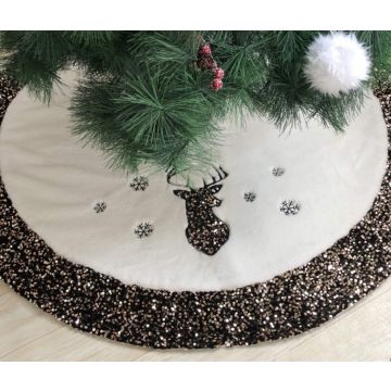 Weihnachts- Baumdecke/Baumrock, Teppich mit Motiv 90cm