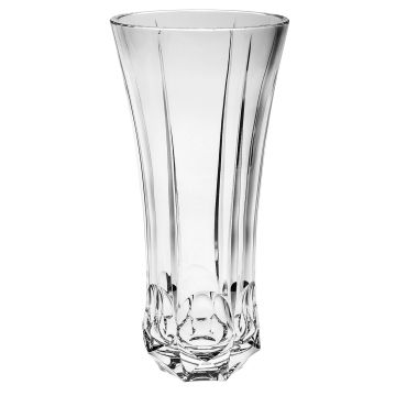 "Soho" crystal vase, 33cm, Bohemian crystal, solid, flower vase, Bohemia