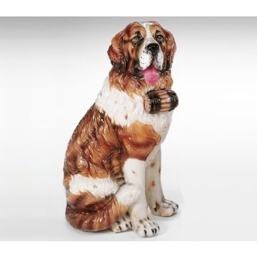 Barry dog - St. Bernard dog porcelain figurine 95cm